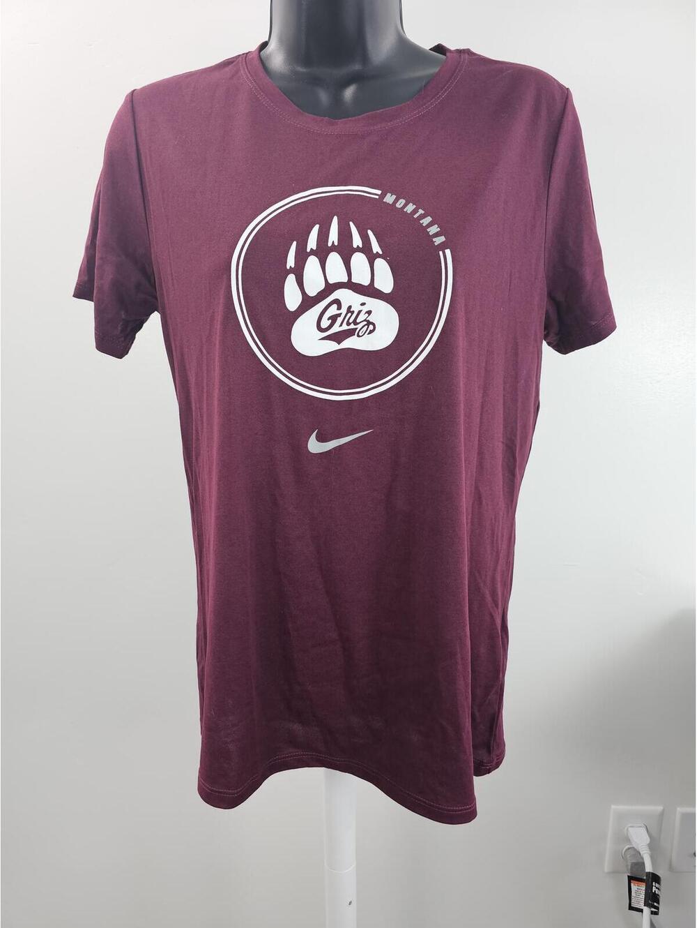 Montana Griz Nike T-Shirt in Maroon